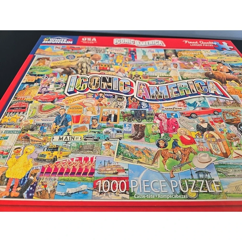 White‎ Mountain Puzzle 1000 Piece Puzzle 